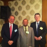 (L TO R) IKFS PRESIDENT WITH Mr. Harvey Shapiro, Senior Advisor  and Summit Moderator of Institutional Investor Conferences ,  London &  Mr. David Smith, Economics Editor and Policy Advisor of  London based “The Sunday Times” 