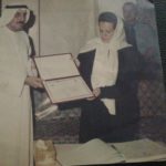 FORMER  UPA CHAIRPERSON MRS. SONIA GANDHI when visited Kuwait :GHALIB AL MASHOOR  was the coordinator  for arraning her visit to GRAND MASJID in Kuwait 